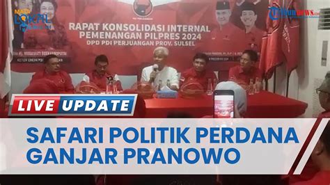 Safari Politik Perdana Ganjar Pranowo Kunjungi Makassar Kita Harus