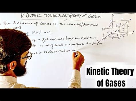 Kinetic Theory Of Gases Derivation Of Pressure Of A Gas And