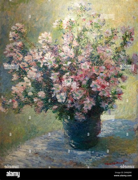 Vase Of Flowers By Claude Monet Banque De Photographies Et Dimages à