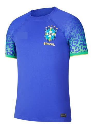 Camisa Nike Brasil I Torcedor Pro Infantil Azul Cavacas