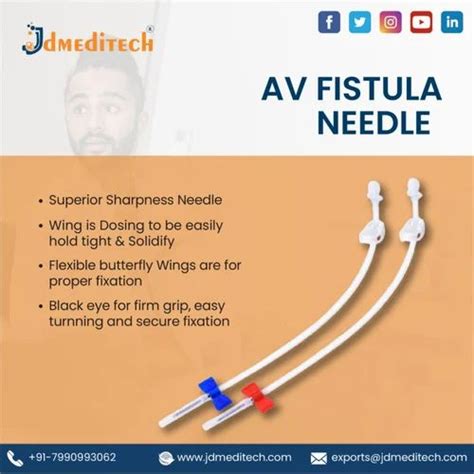 Av Fistula Needle At 20 Piece Dialysis Product In Ahmedabad ID