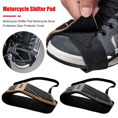 Motocicleta Shoe Protective Gear Shift Pad Boot Protector Capa Anti