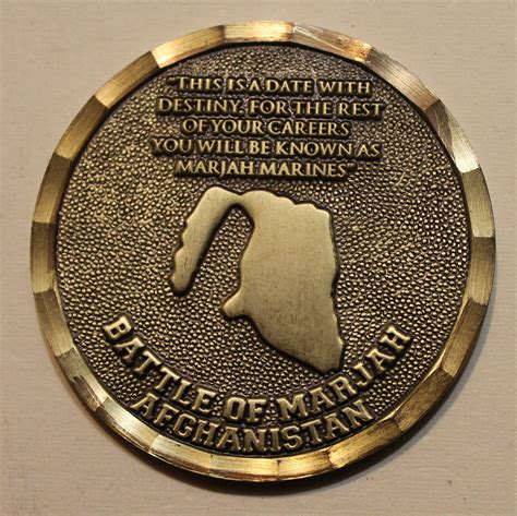 Battle of Marjah Afghanistan Marine Challenge Coin – Rolyat Military ...