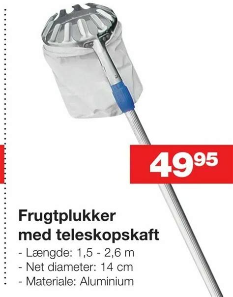 Frugtplukker Med Teleskopskaft Tilbud Hos Bauhaus