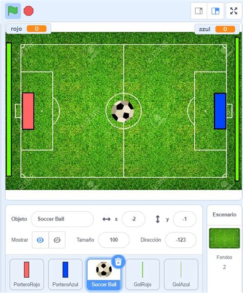 Juego de futbol en Scratch TecnoInfE Tecnología Informática