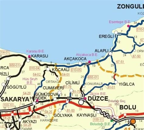 Turkey Road Map B-5 | All About Turkey