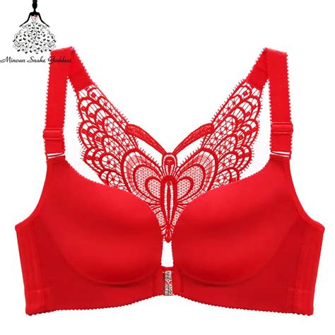 Push Up Bra For Women Plus Size Brassiere Sexy Lace Bralette Bh Lingerie Underwear Big Size 44