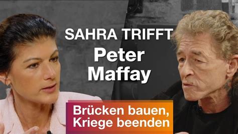 Sahra Trifft Peter Maffay Br Cken Bauen Kriege Beenden Youtube