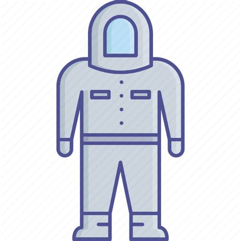 Hazmat Protection Protective Suit Suit Icon