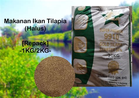 Fish Granules Makanan Ikan Air Tawar Makanan Ikan Talapia Gold