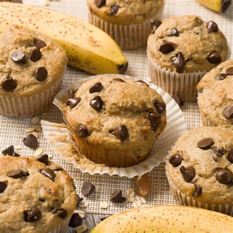 Easy Gluten Free Banana Chocolate Chip Muffins Recipe