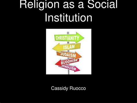 Ppt Religion As A Social Institution Powerpoint Presentation Free