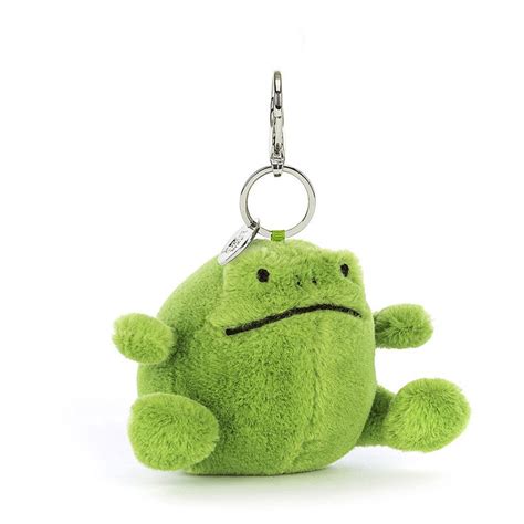 Ricky Rain Frog Bag Charm Jellycat Outer Layer