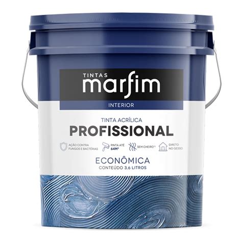 Tinta Acrílica Profissional Tintas Marfim 18L Loja Citel