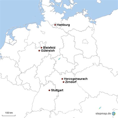 Stepmap Firmen In Deutschland Landkarte Für Deutschland