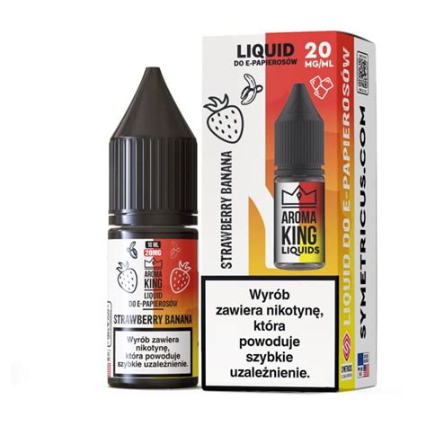 Aroma King Liquid AK Salt 10ml Strawberry Banana 20mg Vape Kitchen