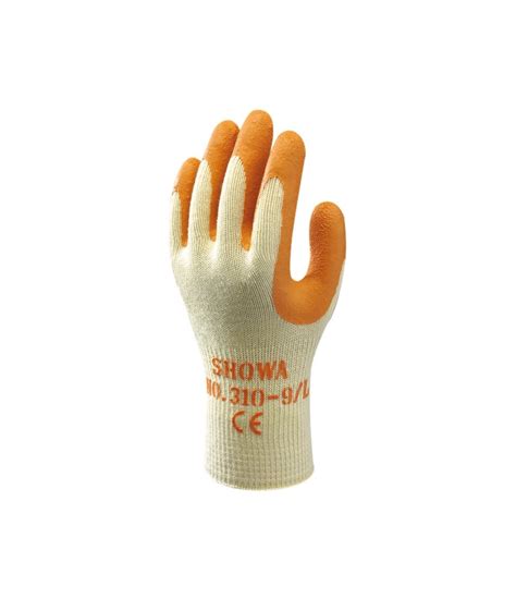 Showa 310 Orange Latex Coating Gloves