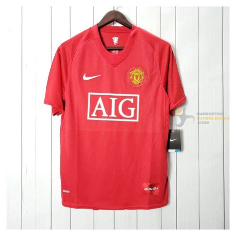 Camiseta Manchester United Retro Clásica 2007 vintage jersey