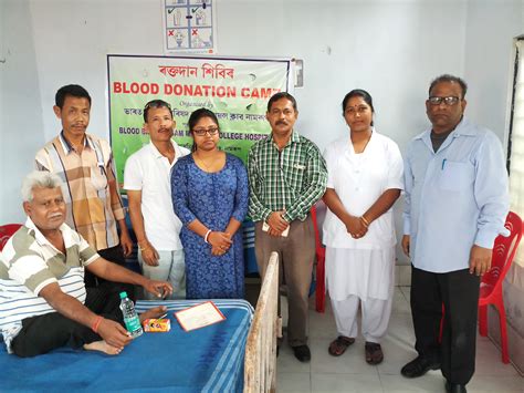 Blood Donation Camp In Namrup Assam Times