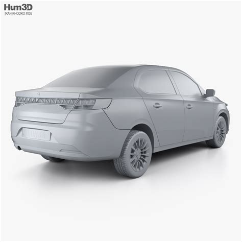 Iran Khodro K132 2022 3D model - Download Vehicles on 3DModels.org