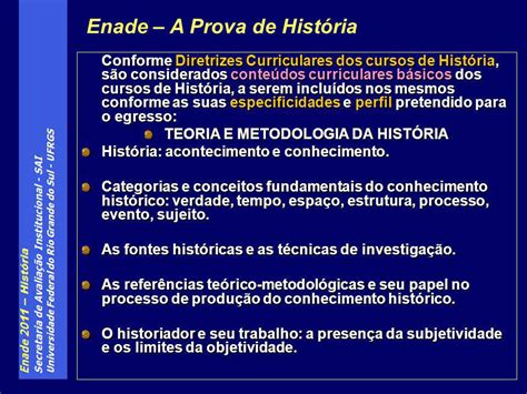 Enade A Prova De História Ppt Carregar