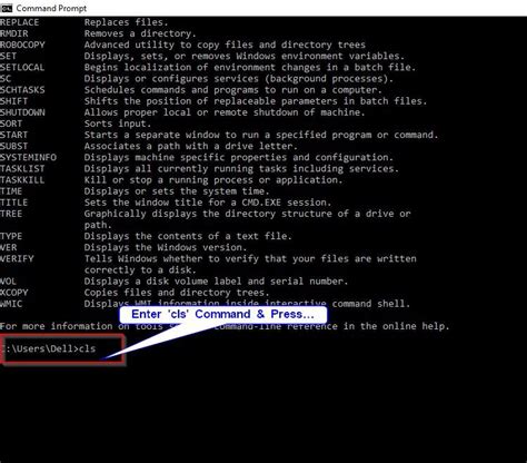 How To Clear Command Prompt Screen Windows