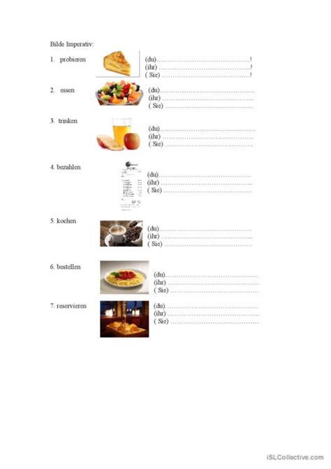 145 Imperativ Deutsch Daf Arbeitsblätter Pdf And Doc