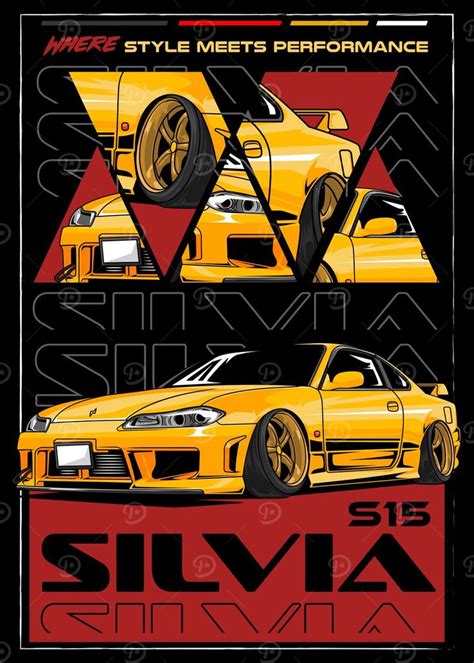 Silvia S Car Poster Picture Metal Print Paint By Mikhaila Poster