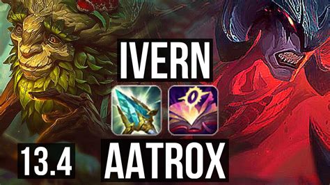 Ivern Vs Aatrox Top 3 0 15 2 7m Mastery 1200 Games Kr Master