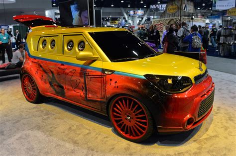 © Automotiveblogz Music Driven Kia Soul Customs Sema 2013 Photos