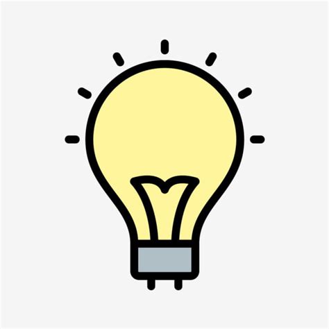 Vector Bulb Icon Bulb Icon Energy Icon Yellow Png And Vector With