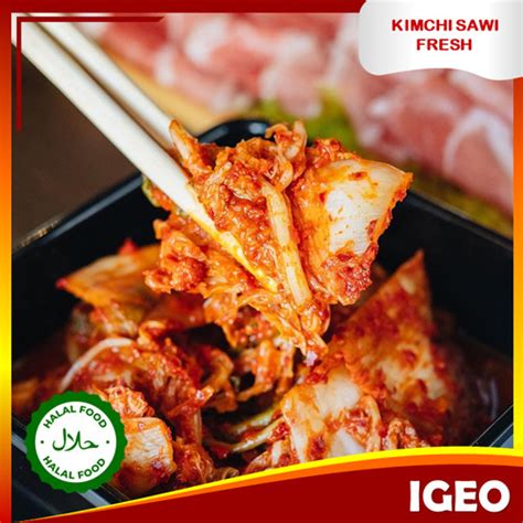 Jual Kimchi Sawi Fresh 500 Gram Halal Korea 500 Gram Jakarta Barat