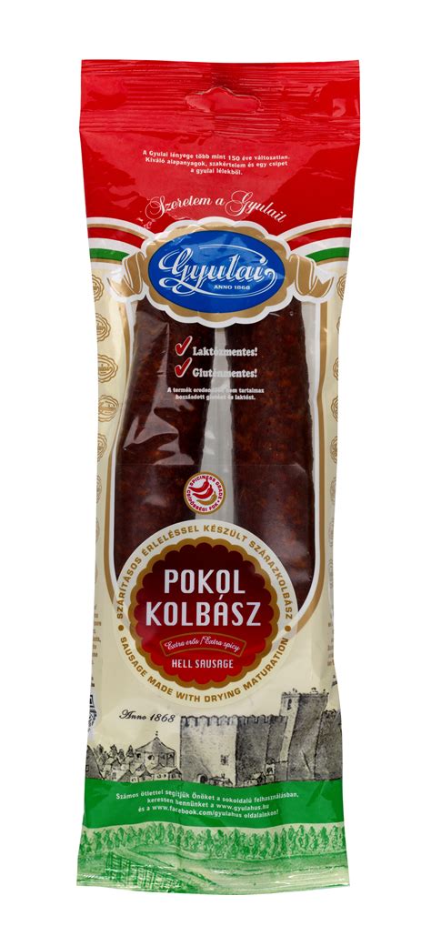 Ungarische Salami Pokol Tüze Kolbasz am Ring 250 g Feinkost aus Ungarn