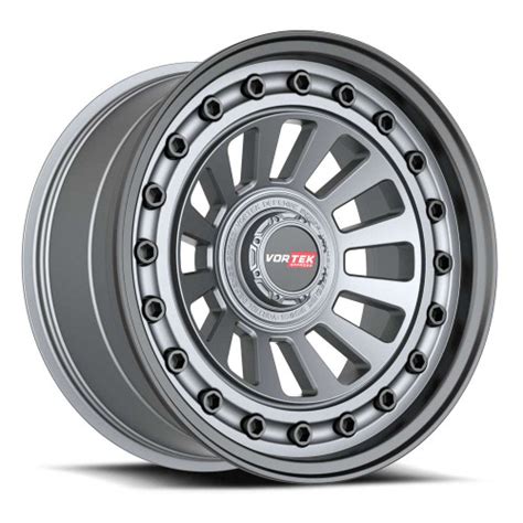 Vortek Vrd 702 Wheels Rims 17x9 6x135 6x55 6x1397 Gunmetal Black