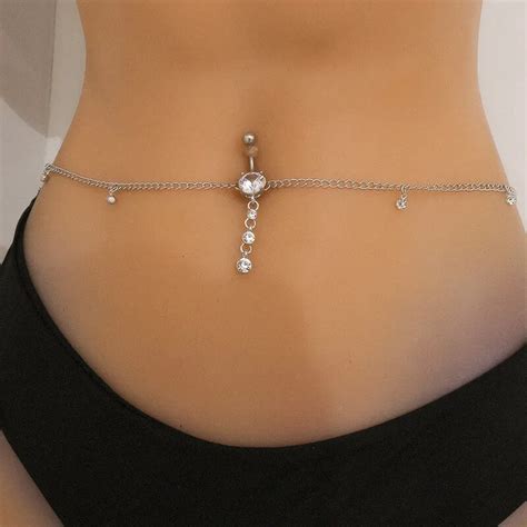 Belly Button Piercing Chain Factory Sale Bellvalefarms