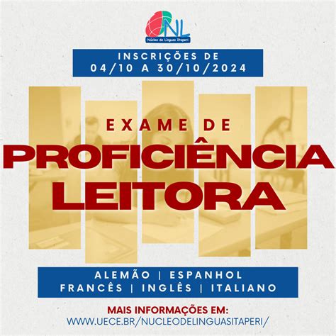 Núcleo de Línguas Itaperi abre inscrições para Exame de Proficiência