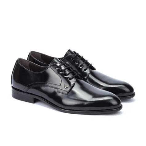 Zapatos vestir hombre Martinelli Richmond 1577-2625U piel color negro.