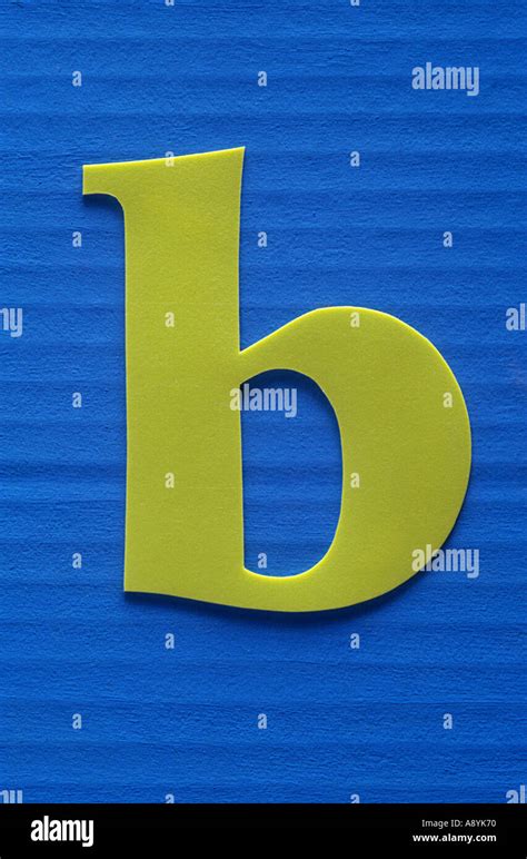 Lowercase Letter B Stock Photo Alamy