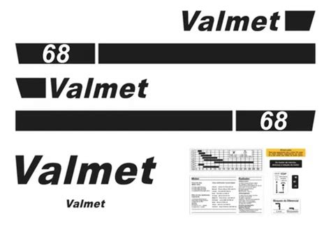 Kit Adesivo Faixas Trator Valtra Valmet Etiquetas R Em Sarandi