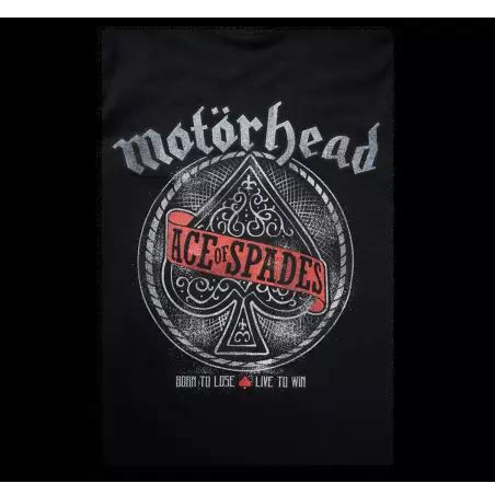 Brandit Mot Rhead T Shirt Ace Of Spades Black