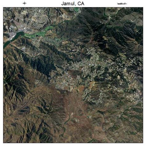 Aerial Photography Map of Jamul, CA California