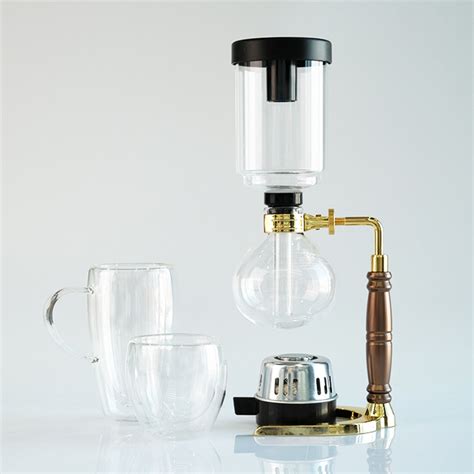 Custom Printed 500ml Electric High Borosilicate Glass Syphon Coffee