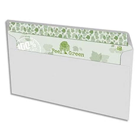 Bo Te De Enveloppes Recycl Es Extra Blanches G Format Dl X