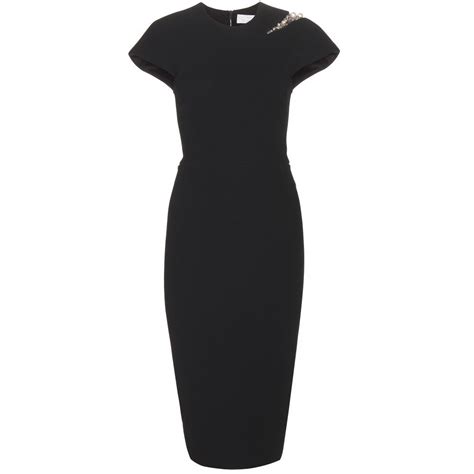 Victoria Beckham Embellished Crepe Dress — Ufo No More