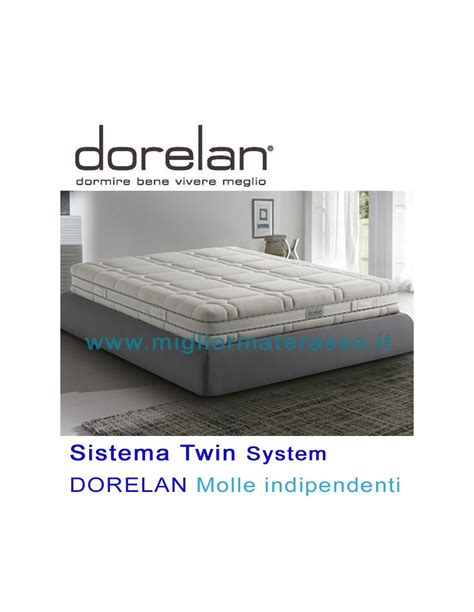 Dorelan Italian mattresses Memory foam and pocket coil mattress