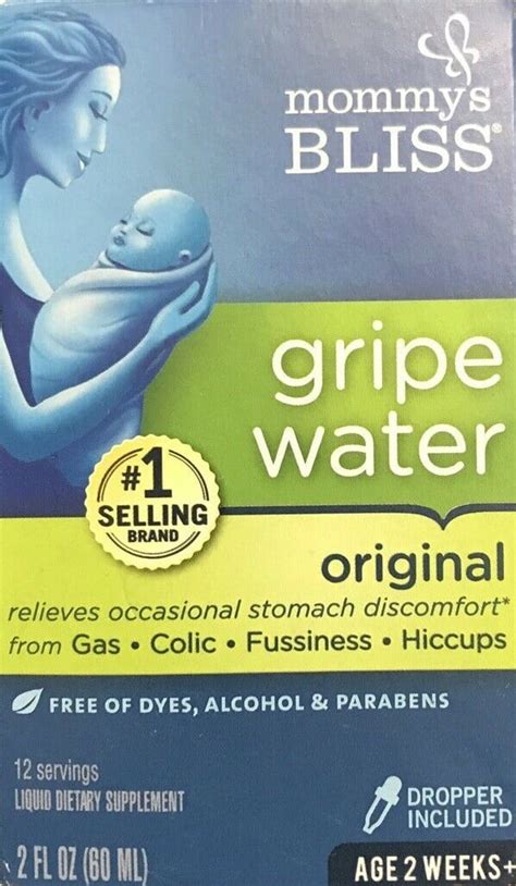 Mommy's Bliss Original Gripe Water for Baby's Tummy Trouble to Relieve ...