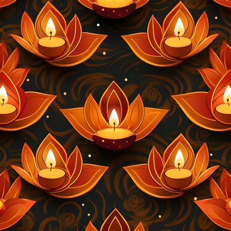 Premium Ai Image Indian Festival Diwali Celebrations Pattern