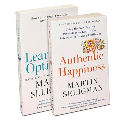 Martin Seligman 2 Books Set Collection, Authentic Happiness, Learned O