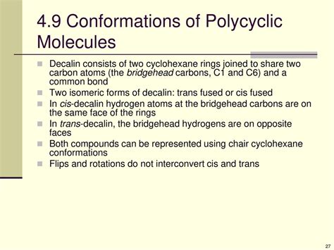 4 Organic Compounds Cycloalkanes And Their Stereochemistry Ppt Download