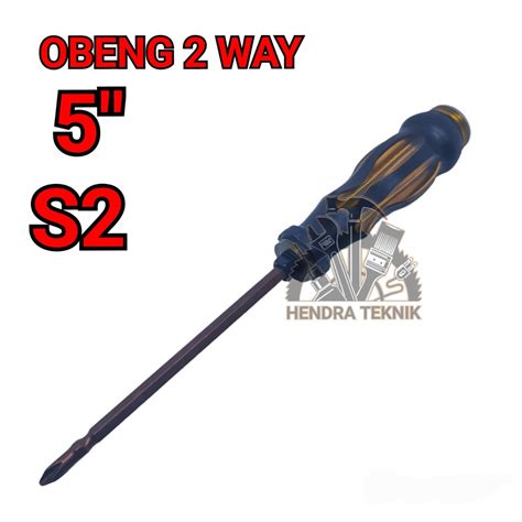 Jual Obeng Ketok Min Plus Bolak Balik Tembus Obeng Karet Pukul Way